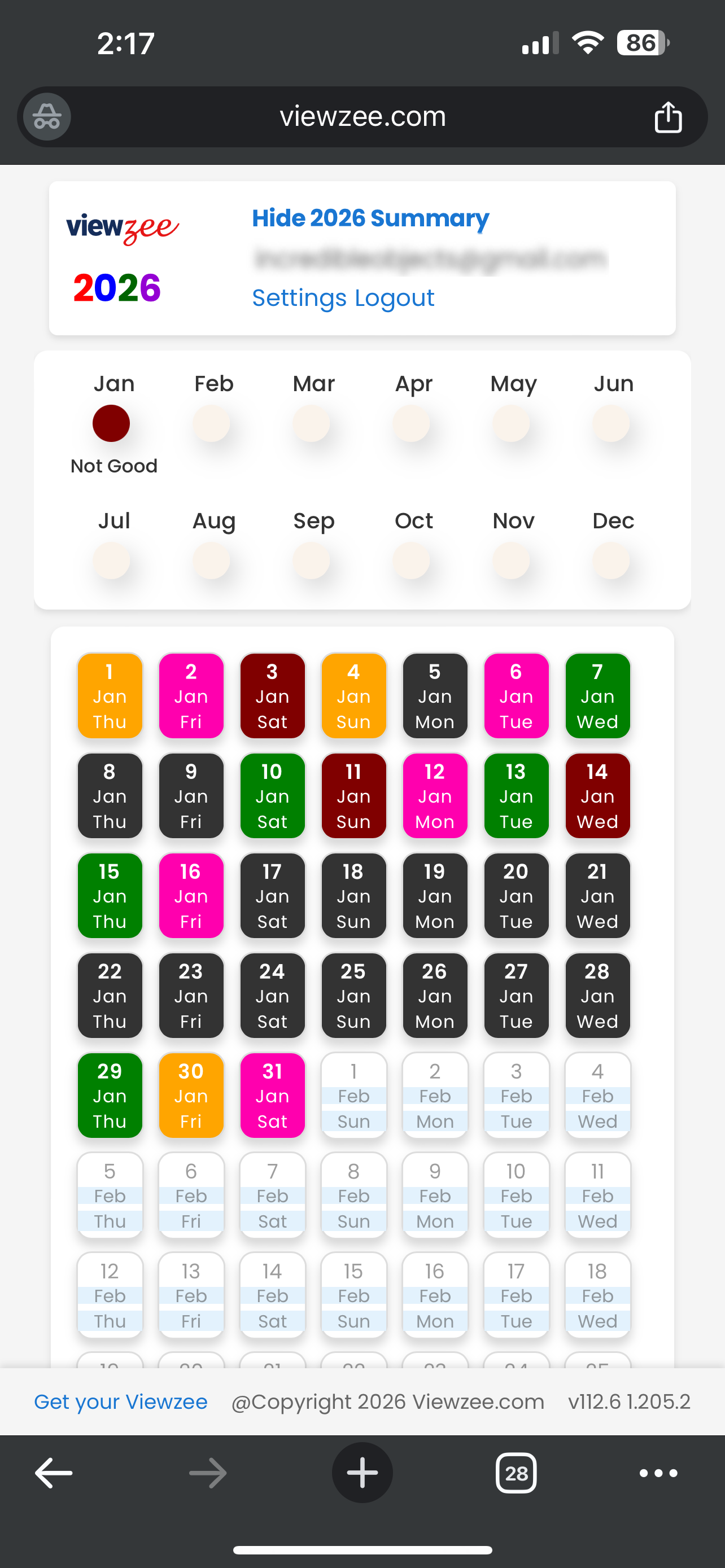 Viewzee A Year in A Glance