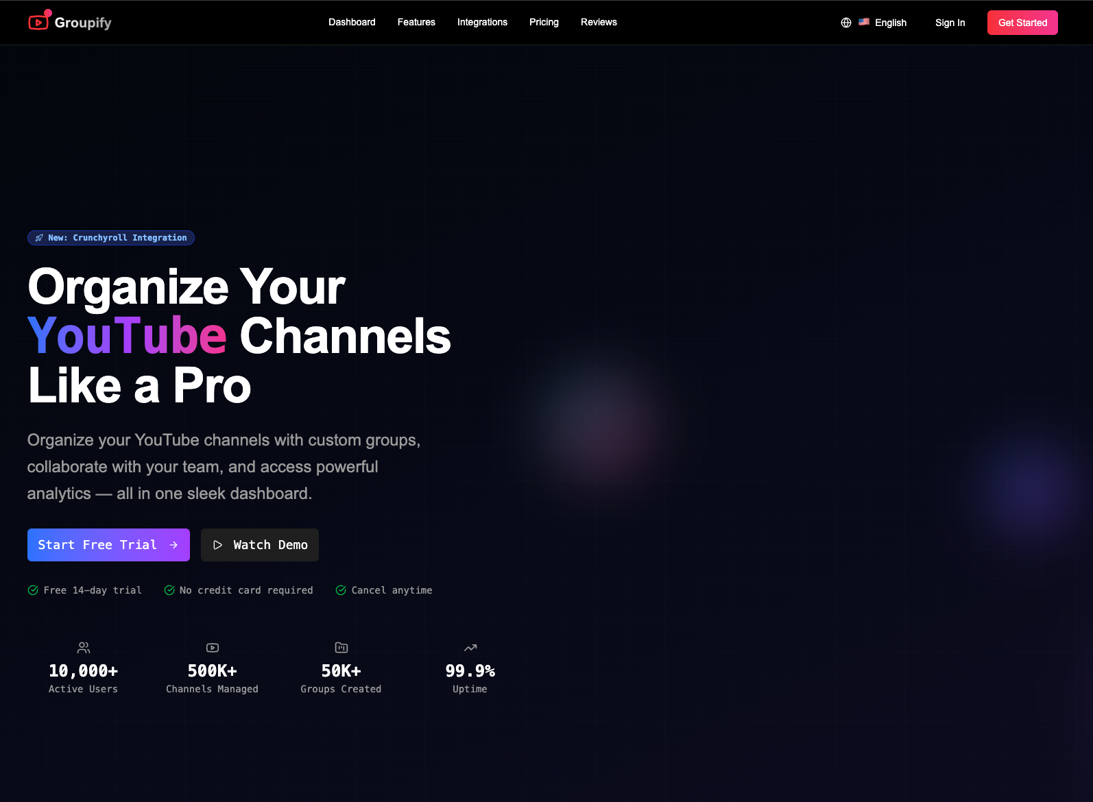 Groupify: Organize youtube subscriptions