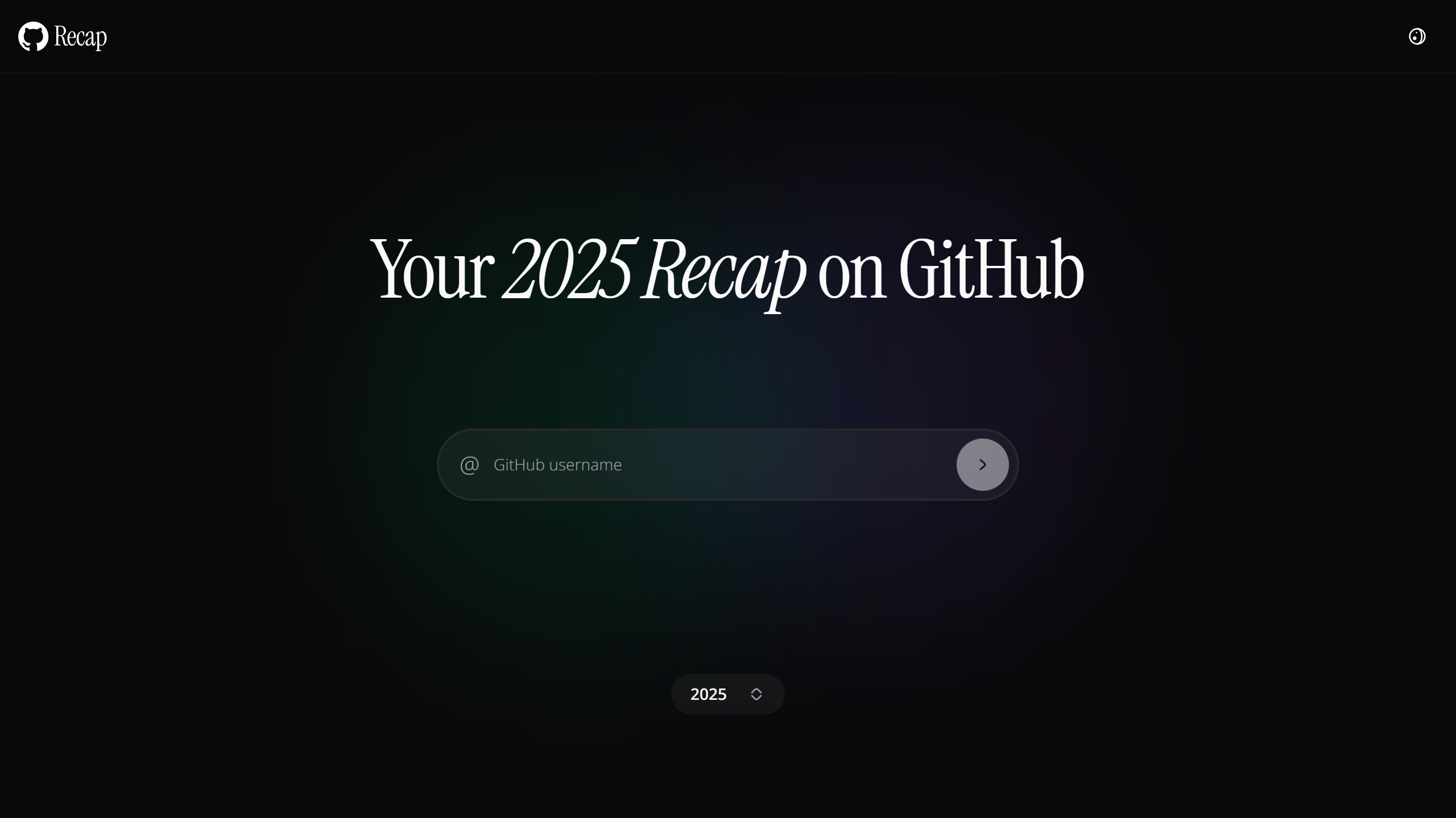 GitHub Yearly Recap